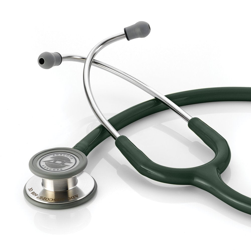 Adscope® 608 | Convertible Clinician Stethoscope Stethoscope American Diagnostic Dark Green  