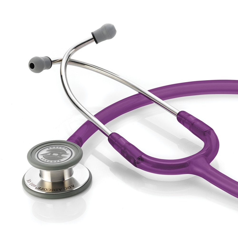 Adscope® 608 | Convertible Clinician Stethoscope Stethoscope American Diagnostic Amethyst  