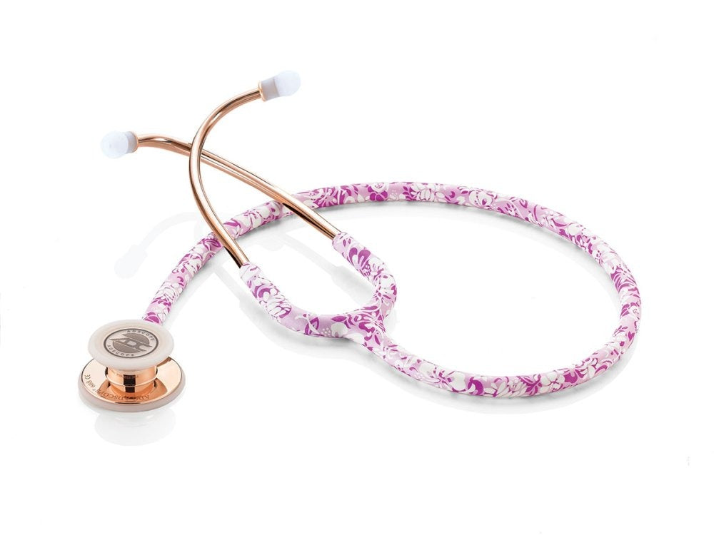 ADC Nursing Kit | Stethoscope, Blood Pressure Cuff, Penlight Nursing Kit American Diagnostic Hibiscus Rose Gold  