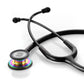 Adscope® 608 | Convertible Clinician Stethoscope Stethoscope American Diagnostic Rainbow Black  