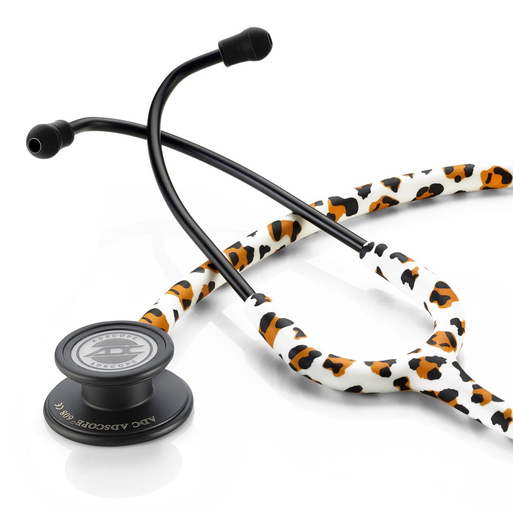 Adscope® 608 | Convertible Clinician Stethoscope Stethoscope American Diagnostic Leopard Tactical  