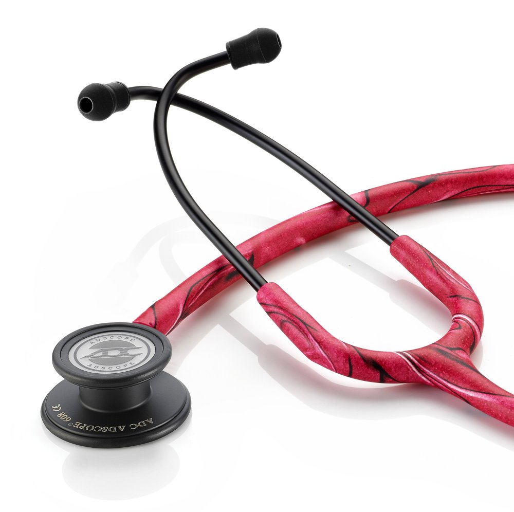 Adscope® 608 | Convertible Clinician Stethoscope Stethoscope American Diagnostic Midnight Rose Tactical  