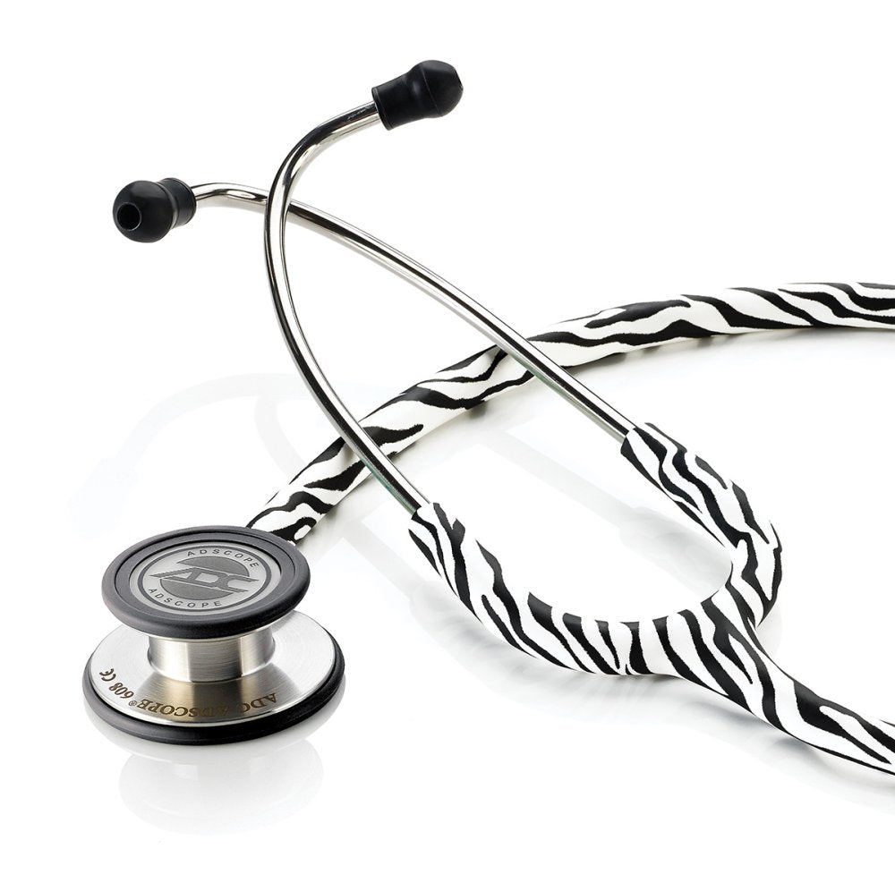 Adscope® 608 | Convertible Clinician Stethoscope Stethoscope American Diagnostic Zebra  