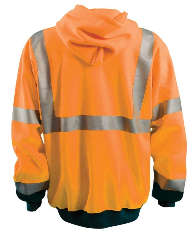 Black Bottom High Visibility Hoodie Sweatshirt High Visibility Sweatshirt OccuNomix