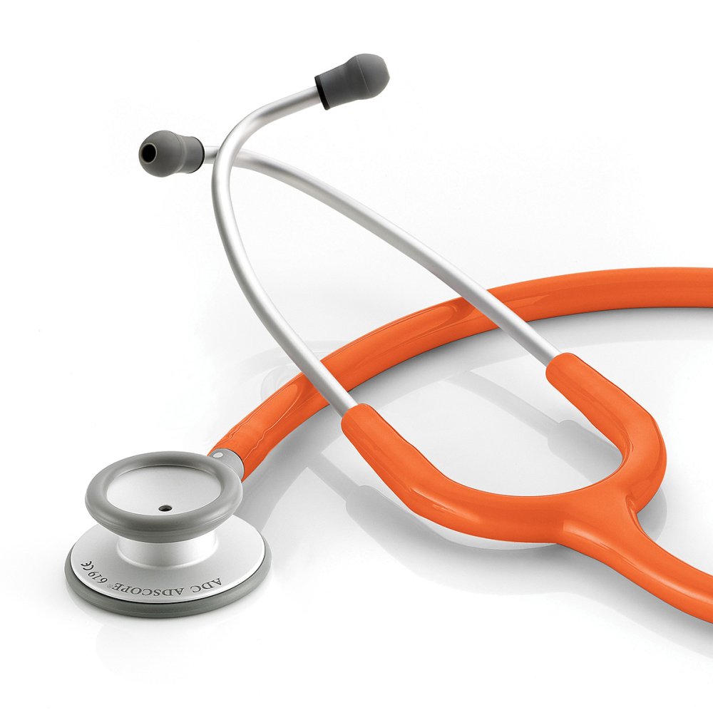 Adscope® Lite 619 Ultra-lite Clinician Stethoscope Stethoscope American Diagnostic Orange