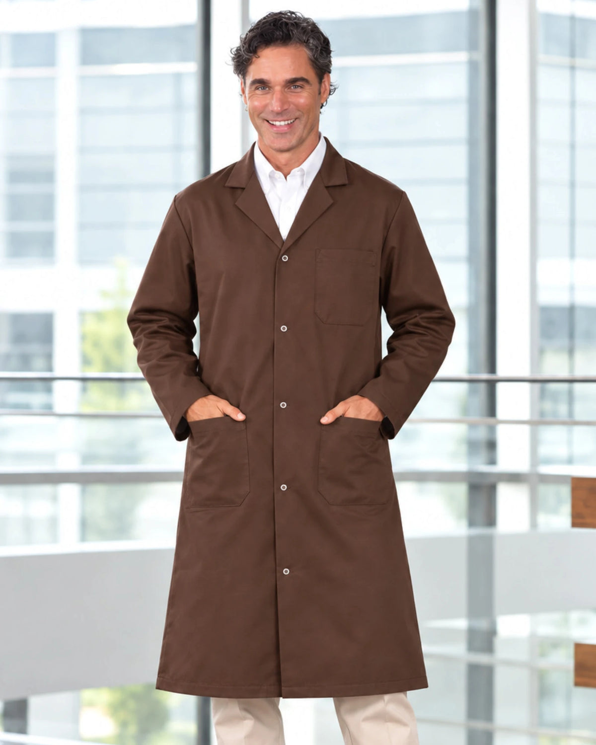 Poly/Cotton Long Shop Coats