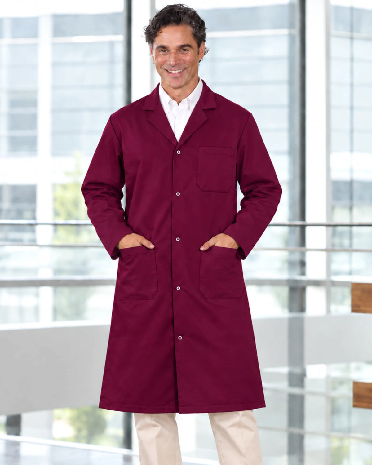 Poly/Cotton Long Shop Coats
