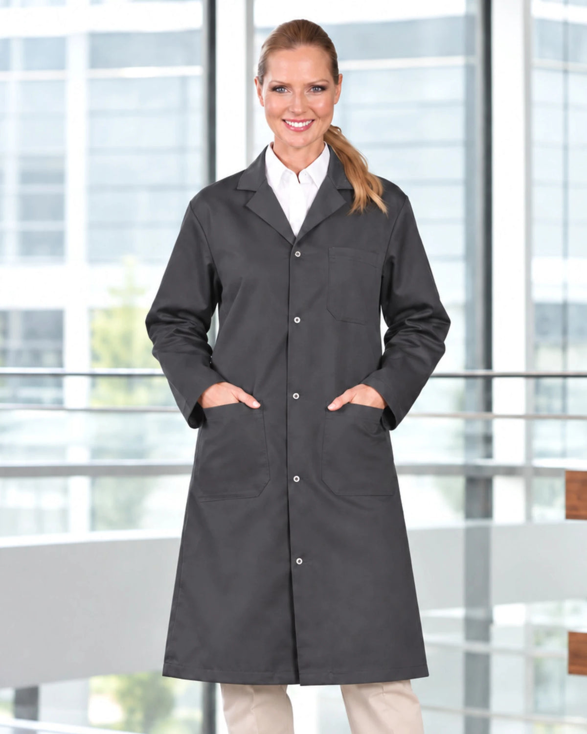 Poly/Cotton Long Shop Coats