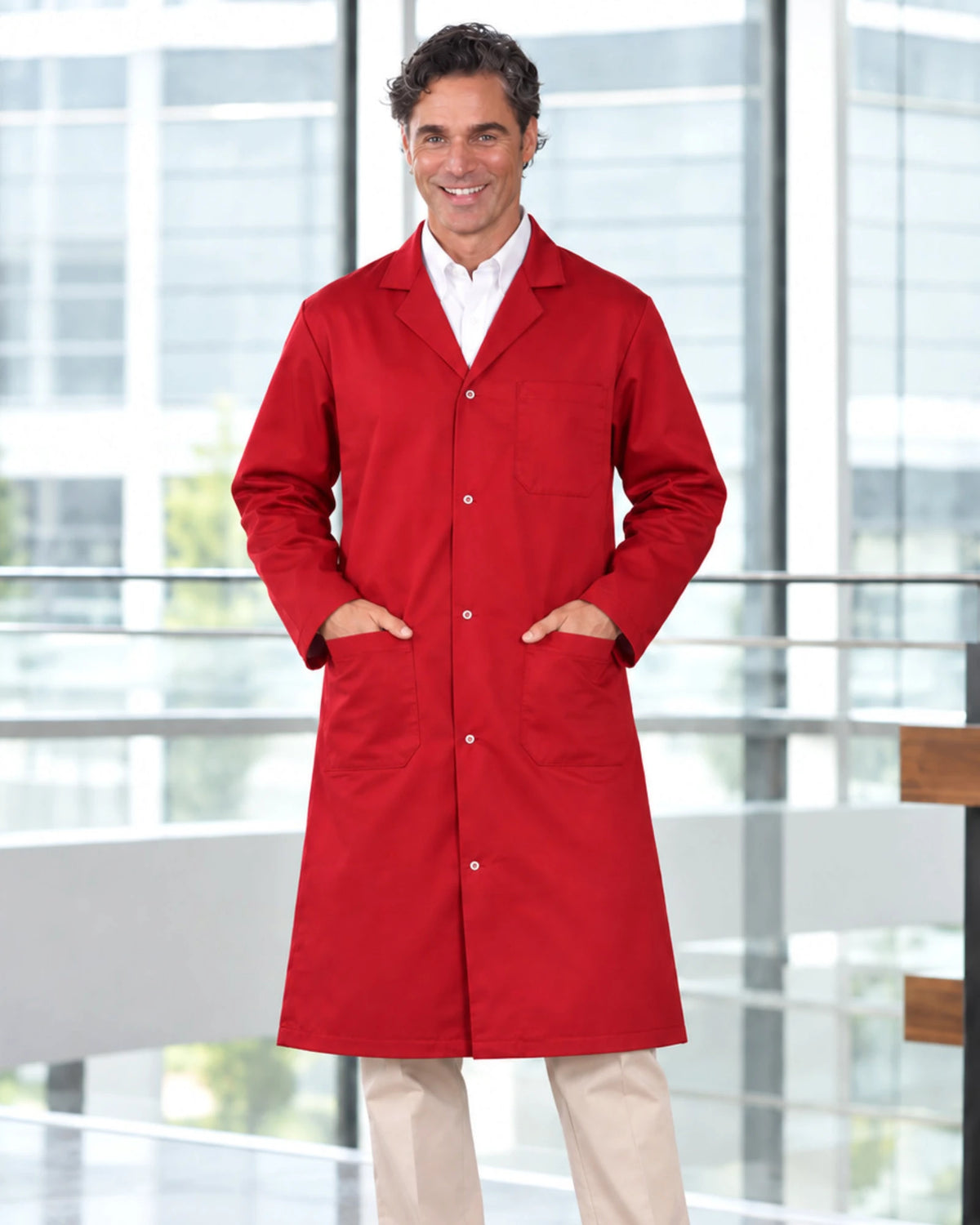 Poly/Cotton Long Shop Coats