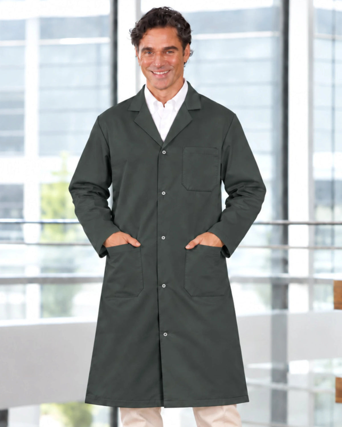Poly/Cotton Long Shop Coats