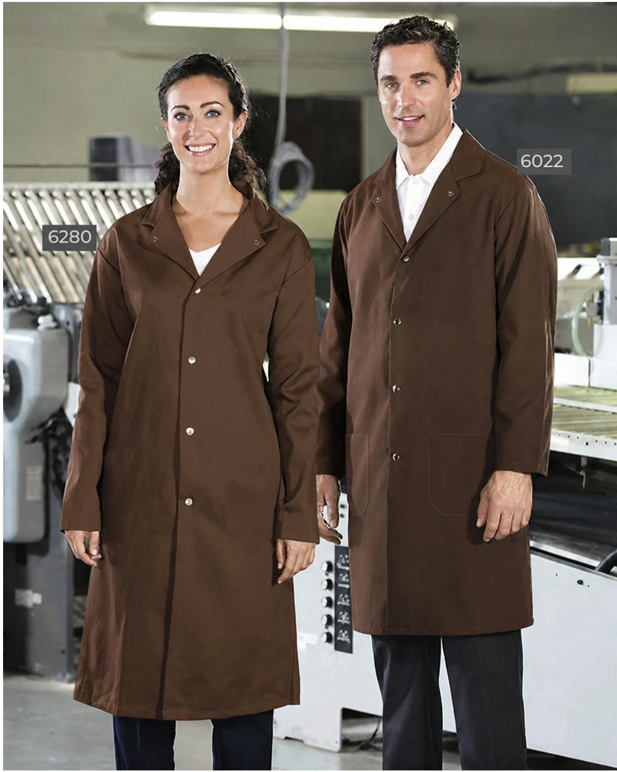 Coloured Food Industry Coats
