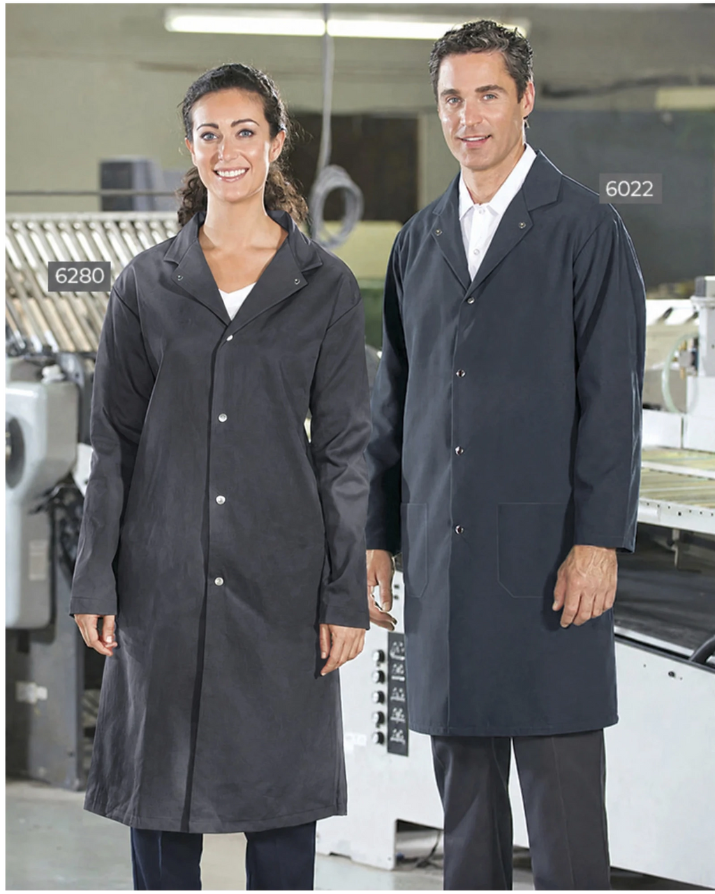 Coloured Food Industry Coats