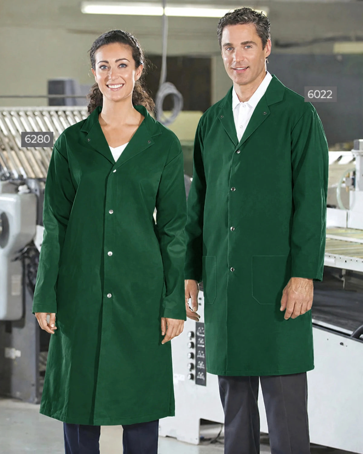 Coloured Food Industry Coats