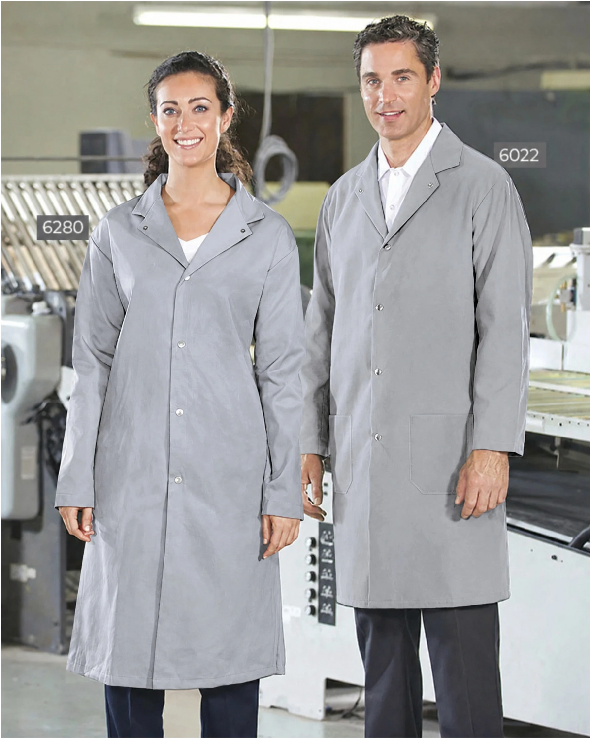 Coloured Food Industry Coats