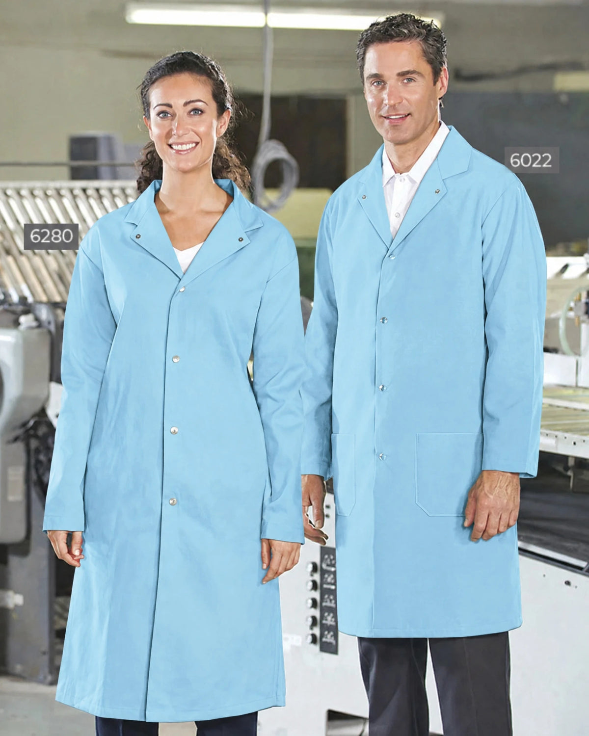 Coloured Food Industry Coats