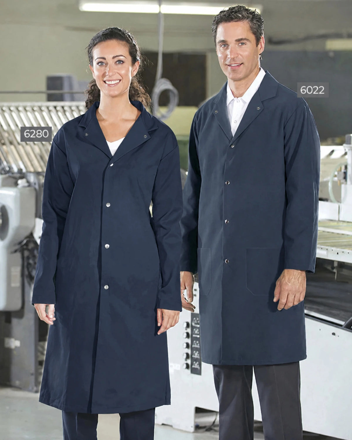 Coloured Food Industry Coats