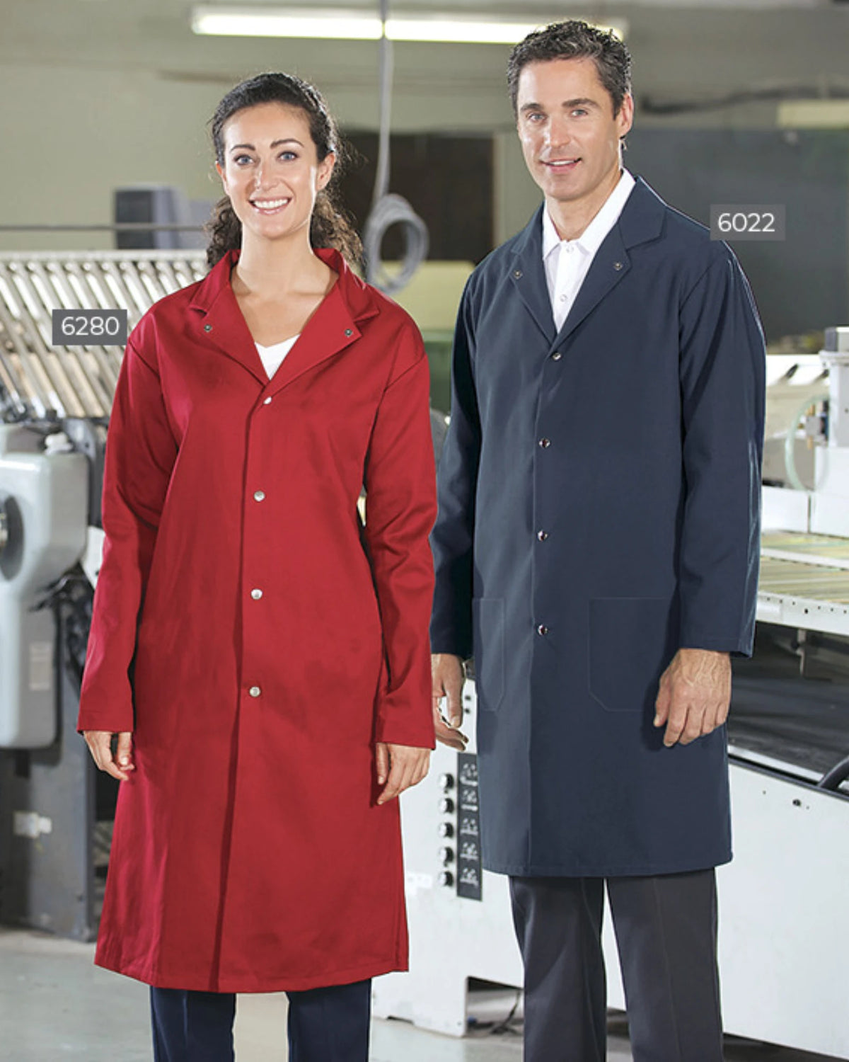 Coloured Food Industry Coats
