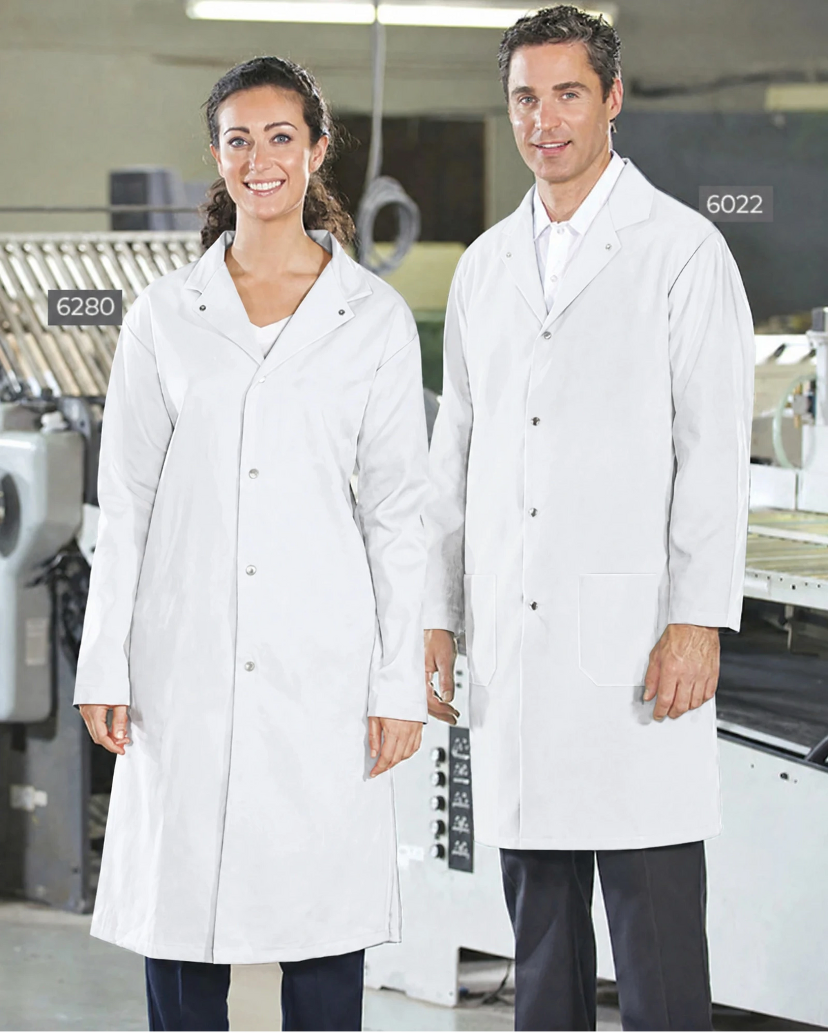 Coloured Food Industry Coats
