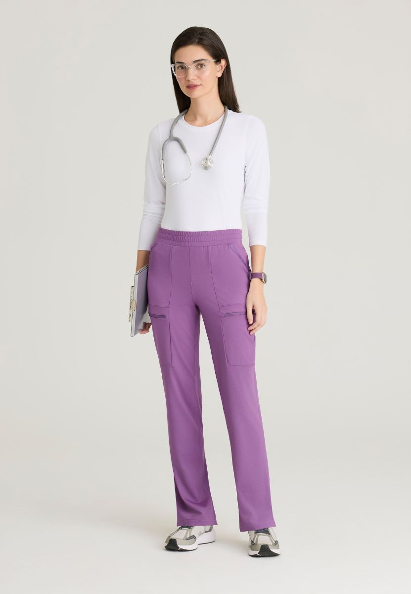 Momentum Straight Leg Knit Scrub Pant Women's Scrub Pant Grey's Anatomy Knit Stretch