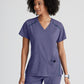 Grey's Anatomy Impact - Elevate Scrub Top Women's Scrub Top Grey's Anatomy Impact Slate Purple XXS 