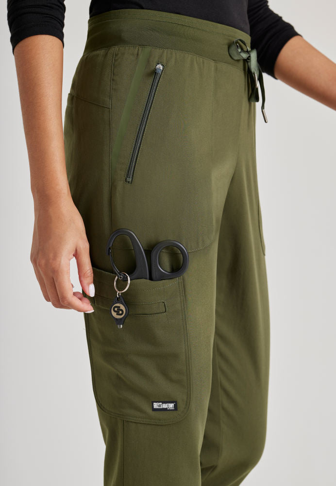 Elevate 6-Pocket Mid-Rise Straight Leg Scrub Pant Women's Scrub Pant Grey's Anatomy Impact