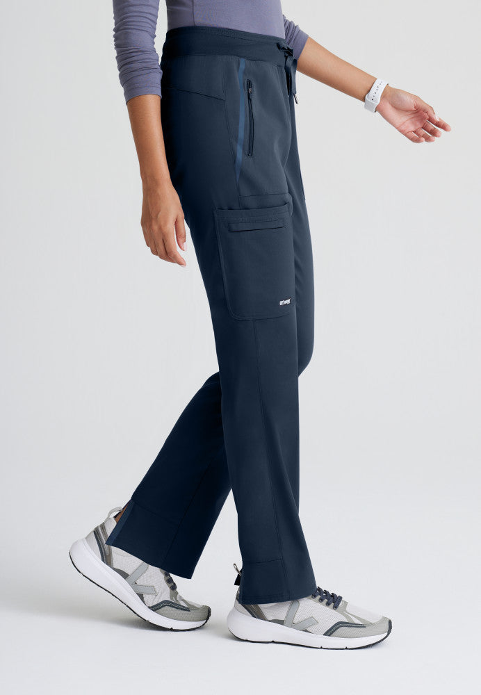 Elevate 6-Pocket Mid-Rise Straight Leg Scrub Pant Women's Scrub Pant Grey's Anatomy Impact
