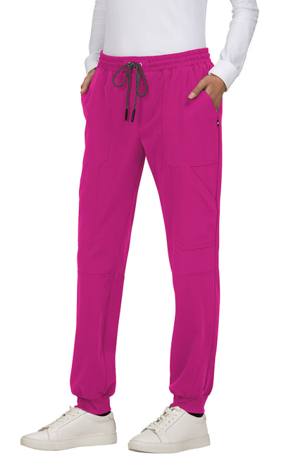 Good Vibe 7-Pocket Stretch Jogger Women's Scrub Jogger koi Next Gen Azalea Pink XXS