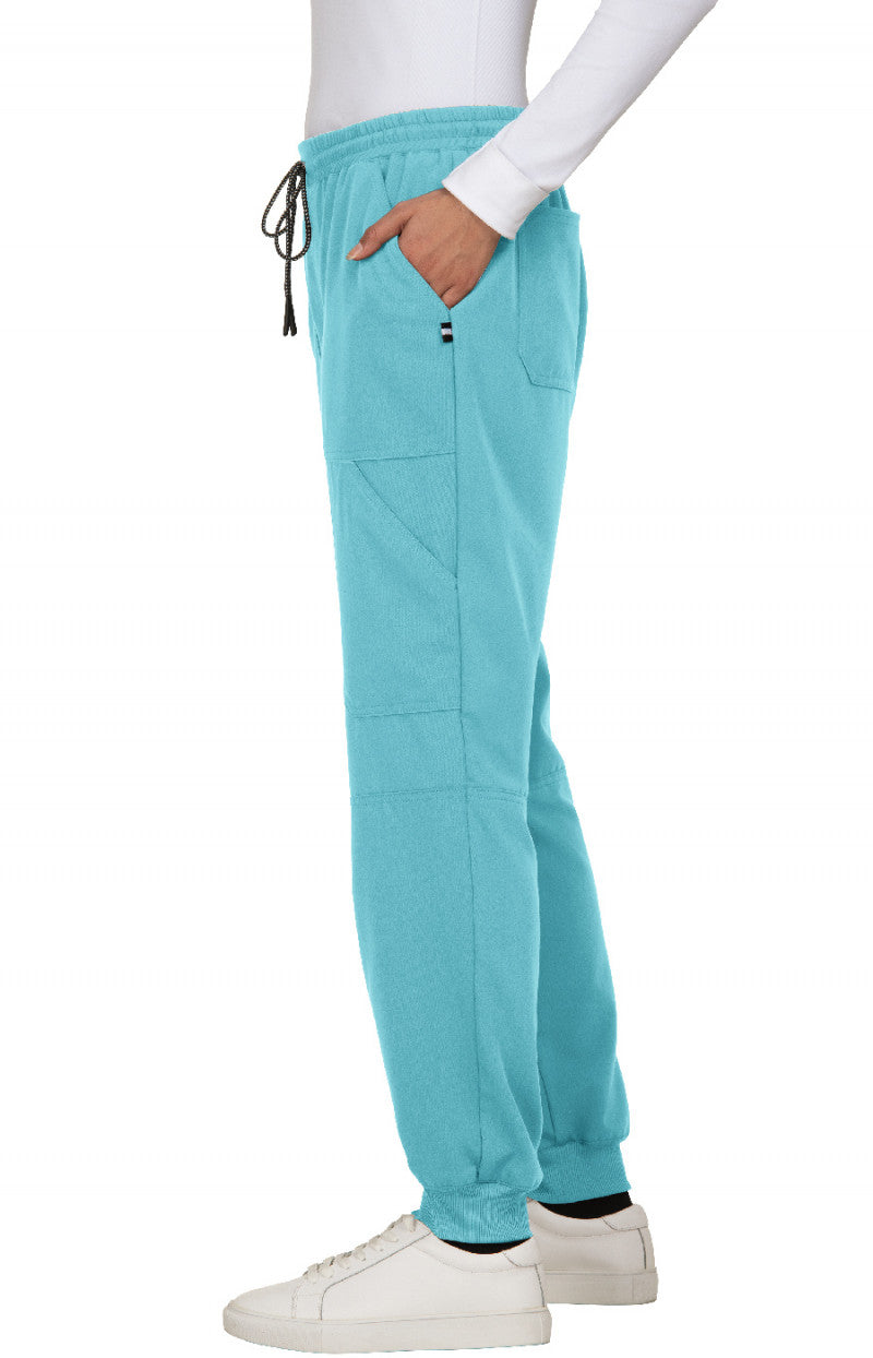 Good Vibe 7-Pocket Stretch Jogger Women's Scrub Jogger koi Next Gen
