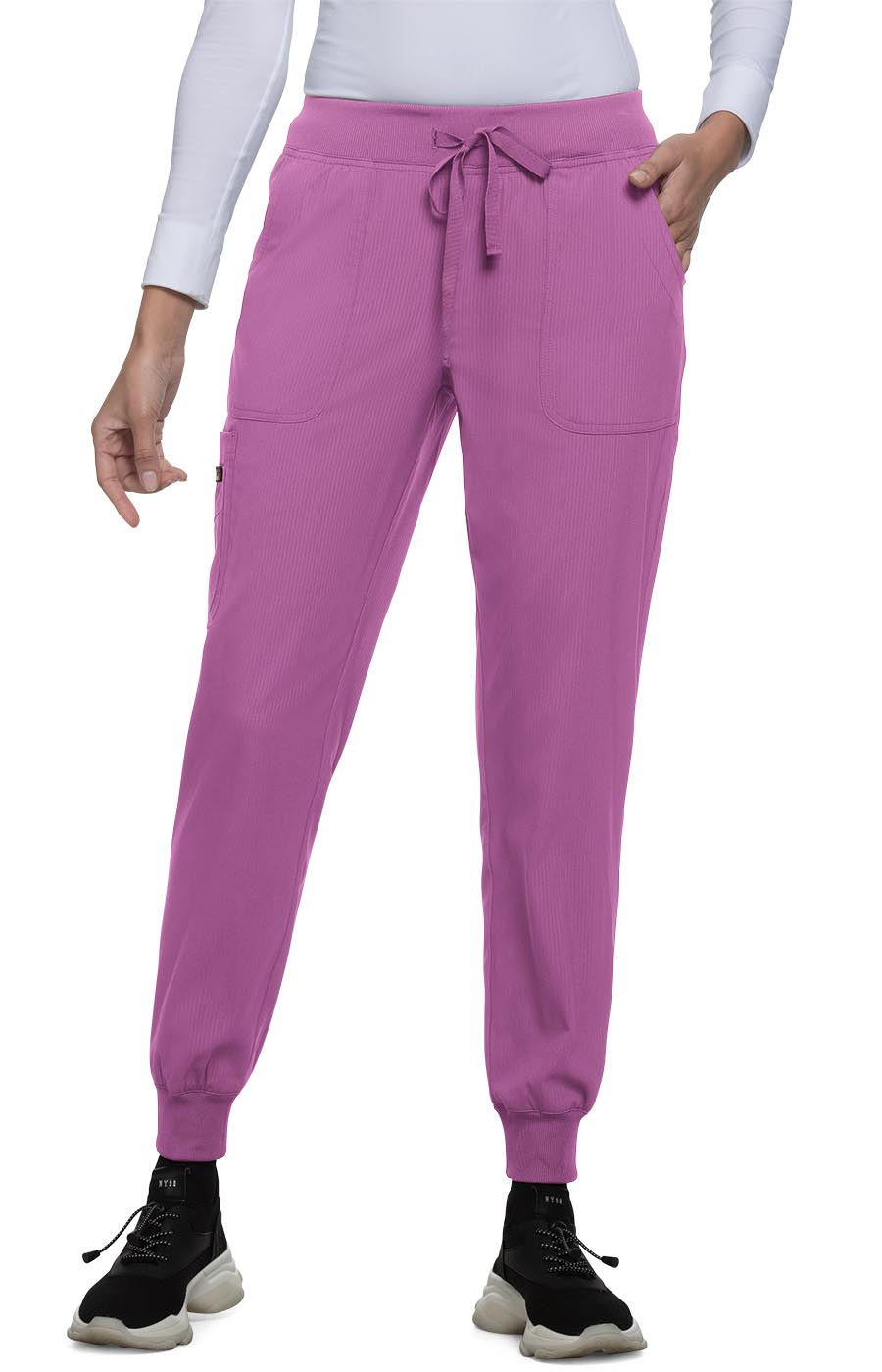 Fierce Women's 6-Pocket Stretch Jogger Scrub Pants Women's Scrub Jogger koi Lite Radiant Mauve XXS