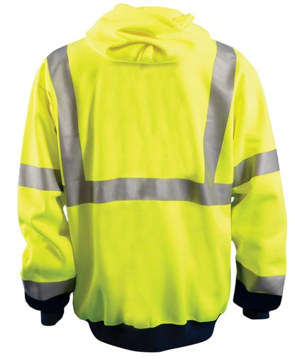 Black Bottom High Visibility Hoodie Sweatshirt High Visibility Sweatshirt OccuNomix