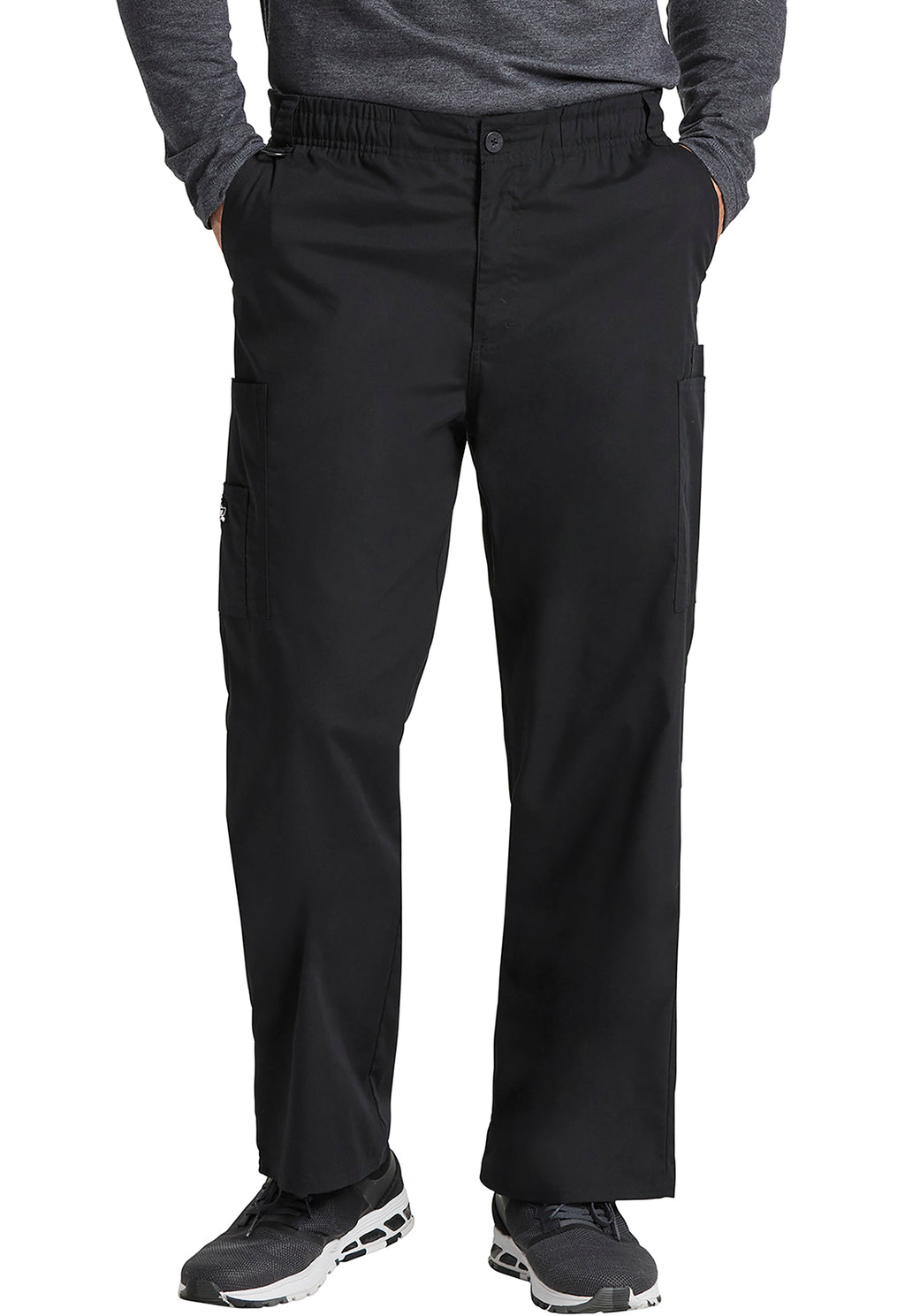 Dickies Men's Zip Fly Cotton Scrub Pant Men's Scrub Pant Dickies EDS Black S 
