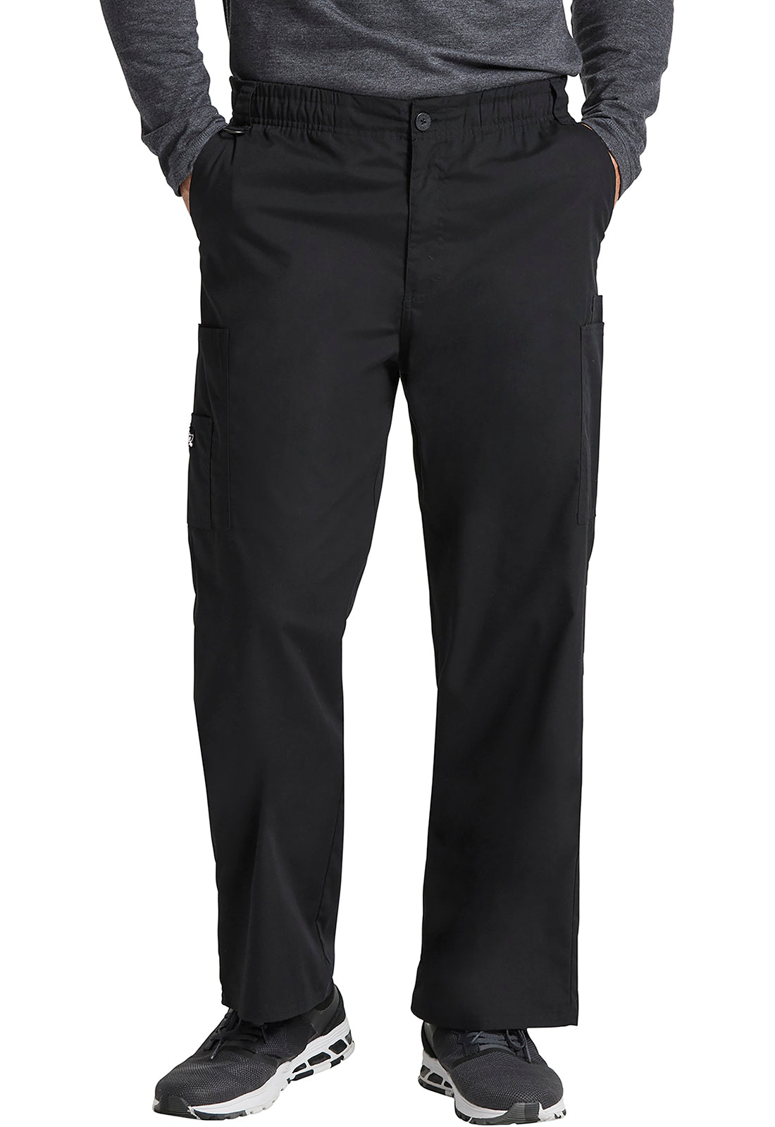 Dickies Men's Zip Fly Cotton Scrub Pant Men's Scrub Pant Dickies EDS Black S 