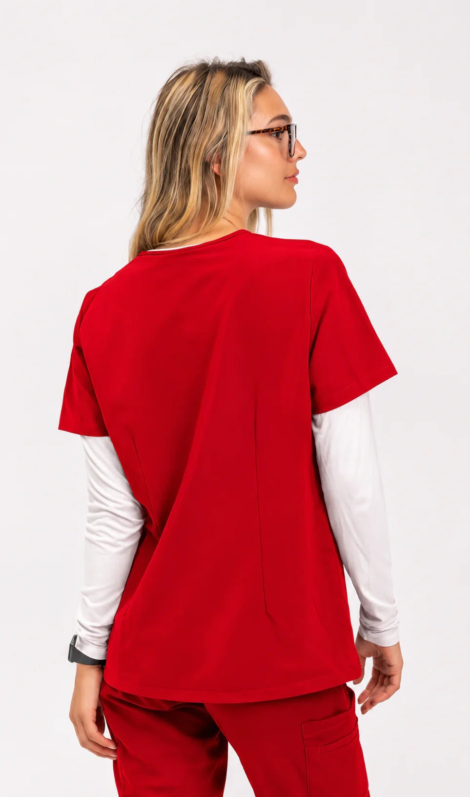 Victoria 4-Pocket Scrub Top