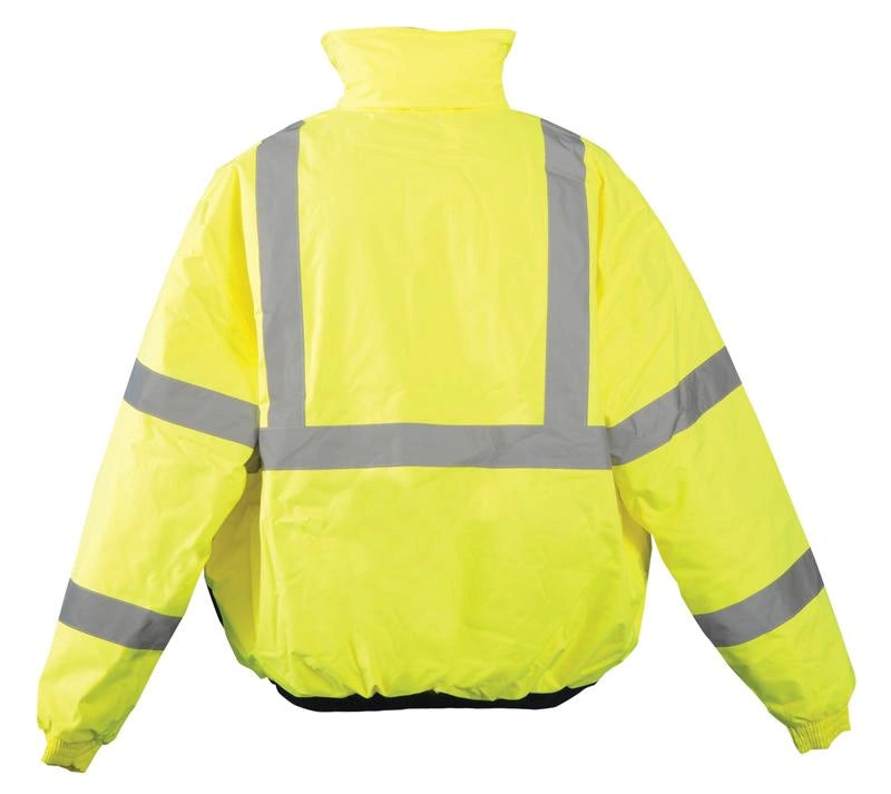 Black Bottom Bomber Hi Vis Jacket High Vis Jacket OccuNomix