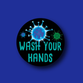 Interchangeable Badge Topper: Wash Your Hands