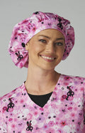 KOI Artist Series Bouffant Scrub Cap - Fluff Bunnies
