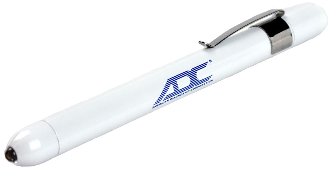 Reusable Penlight with Pupil Gauge Pen Light ADC White