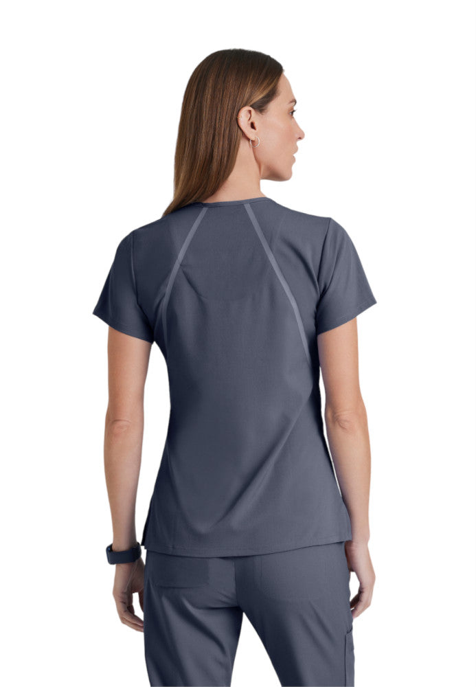 Cambrian College Nursing - Elevate Scrub Top Women's Scrub Top Grey's Anatomy Impact