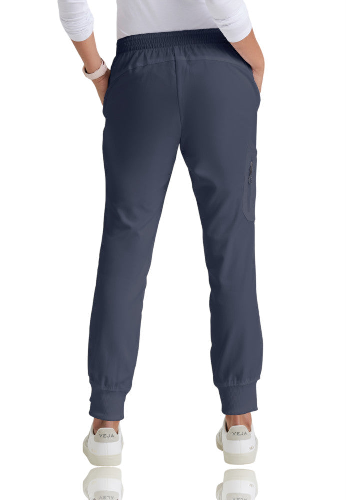Tall Kira 5-Pocket Mid-Rise Jogger Scrub Pant Women's Tall Scrub Jogger Grey's Anatomy