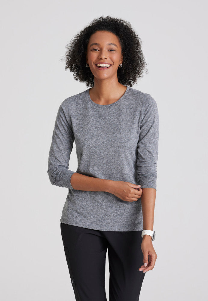 Accelerate Long Sleeve Underscrub Women's Underscrub Barco One Grey Heather XXS