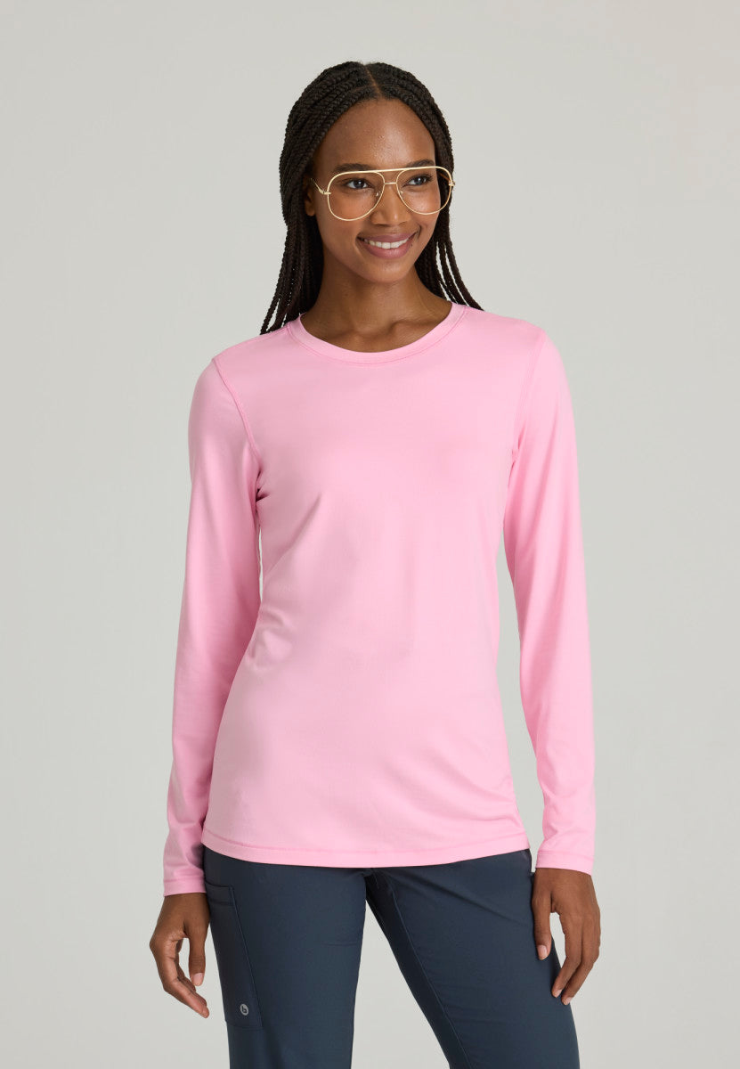 Accelerate Long Sleeve Underscrub Women's Underscrub Barco One Fresh Carnation XXS