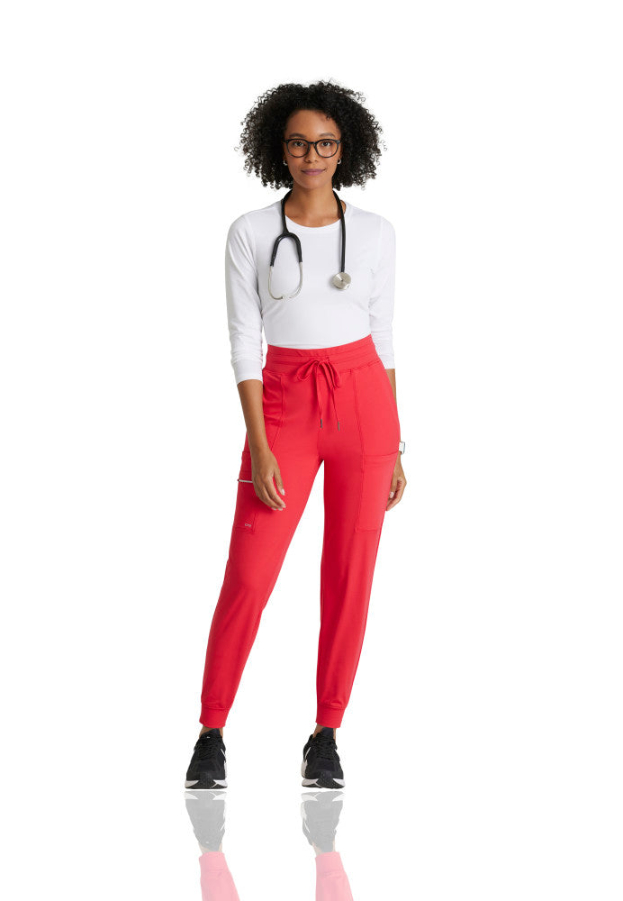 Pro Knit 5-Pocket Drawcord Waist Jogger Scrub Pant Women's Scrub Jogger Barco One Performance Knit