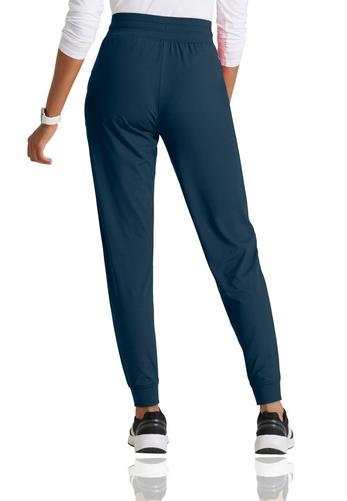 Barco One | Pro Knit 5-Pocket Drawcord Waist Jogger Scrub Pant Women's Scrub Jogger Barco One Performance Knit   