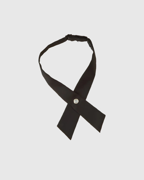 OPUS BT618 Ladies Professional Uniform Neck Bow in the colour black.