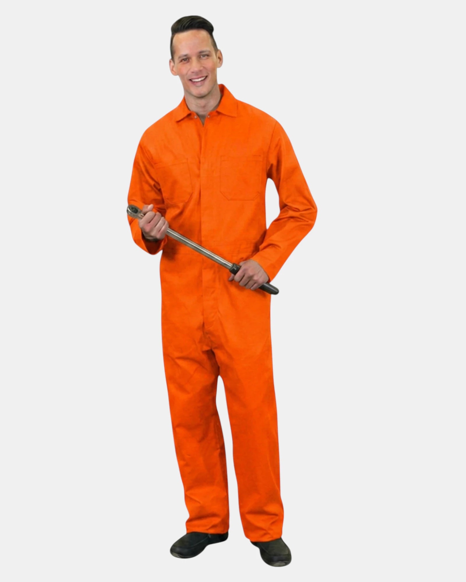 Premium Uniforms C406 Cotton Coveralls in the colour orange