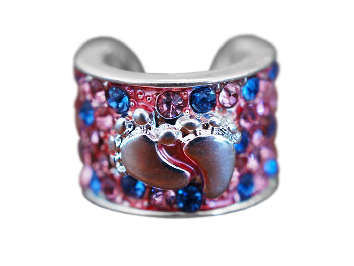 Crystal Stethoscope Charms Stethoscope Charm Prestige Medical Baby Feet  