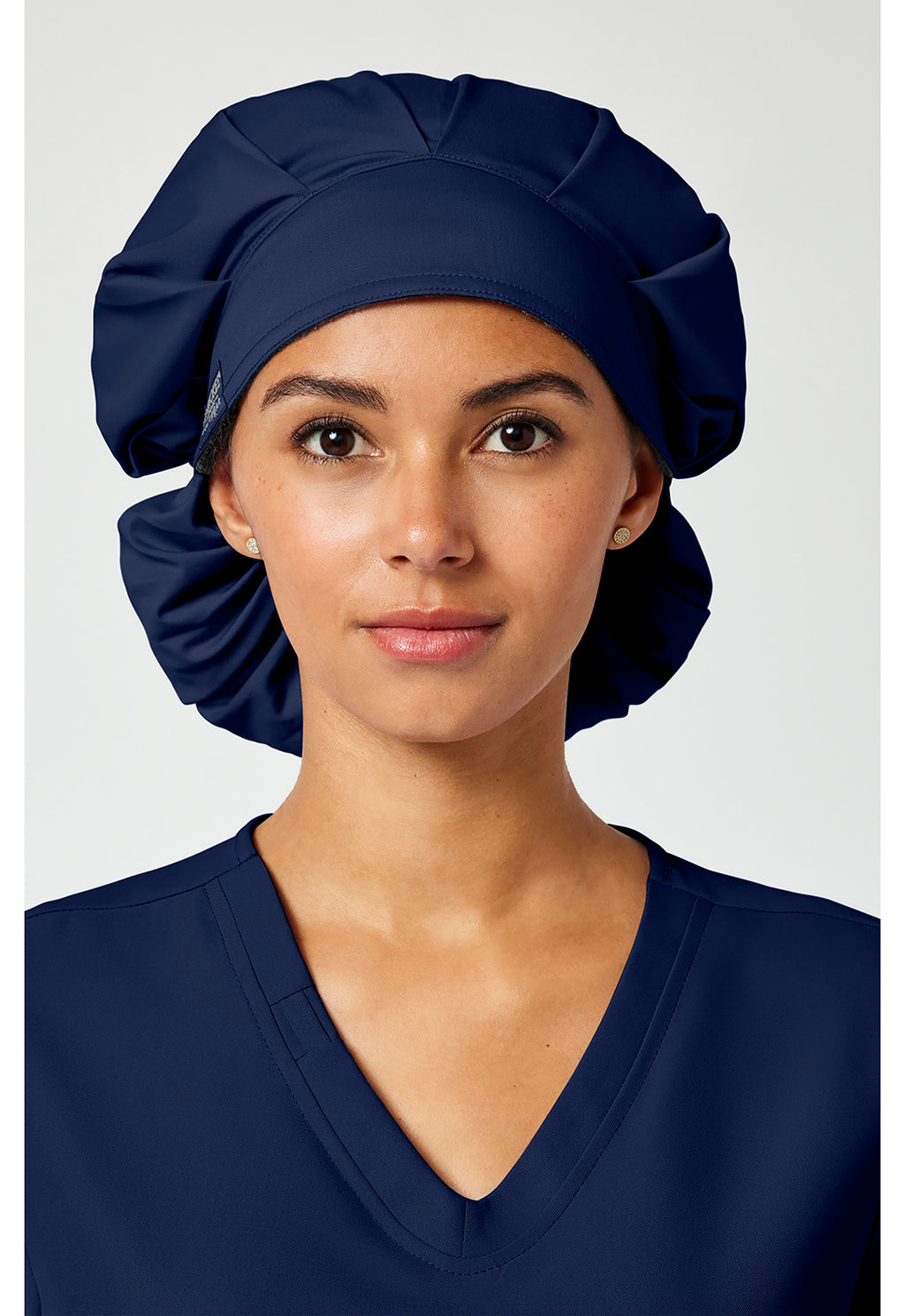 Front view of the CK WW ORIGINALS ULTRA Bouffant Scrub Cap in the colour navy.
