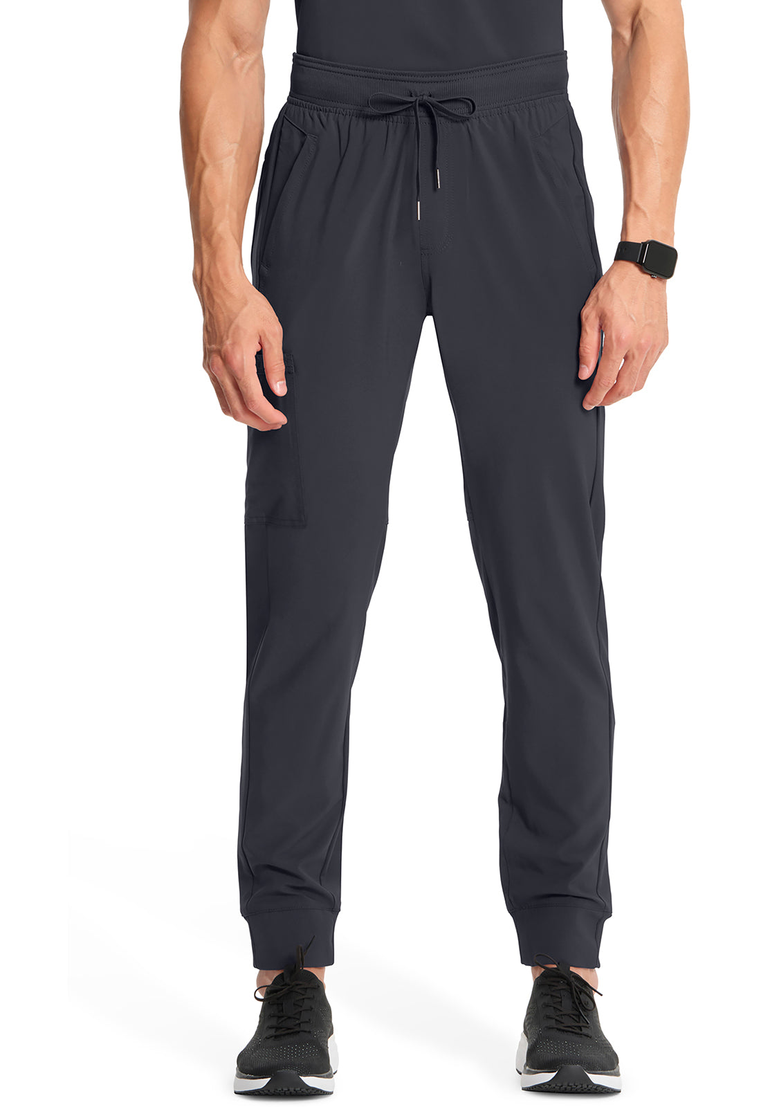 Tall Infinity Men s Mid Rise Scrub Jogger Pewter L
