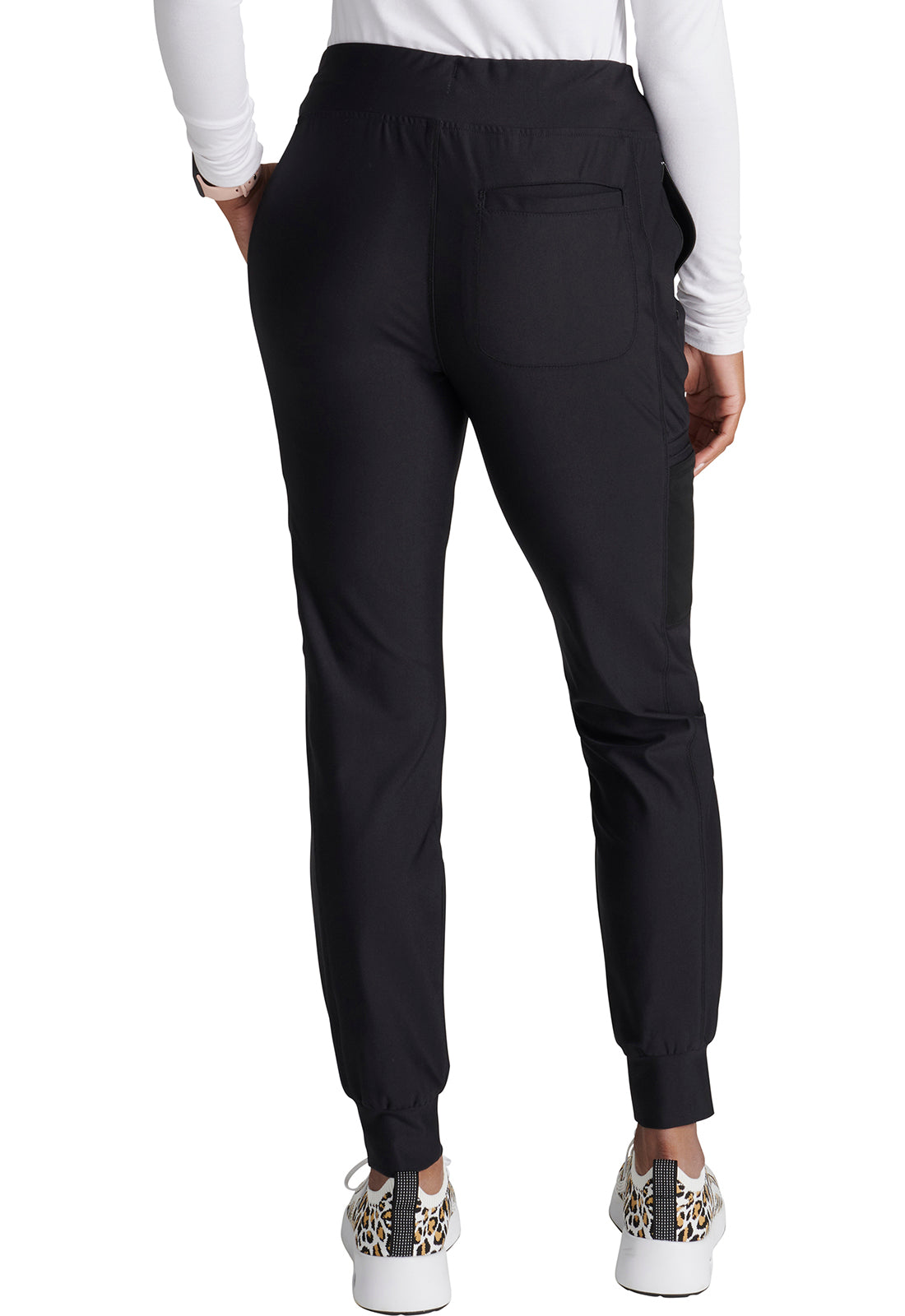 Cherokee Infinity Pant - Mid Rise Zipper Scrub Jogger – Lasalle Uniform