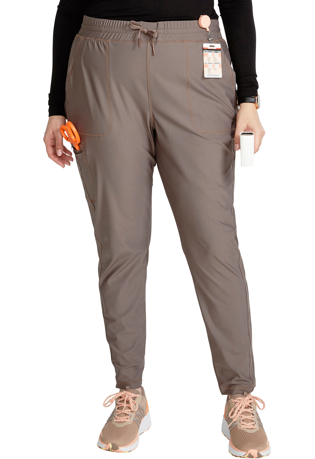 Cherokee Form CK092 Women's Mid-Rise Jogger Scrub Pant - TALL – Valley West  Uniforms